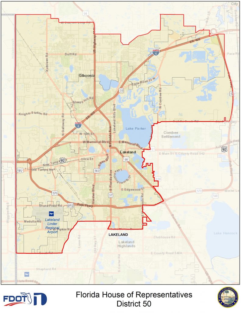 District 50 map
