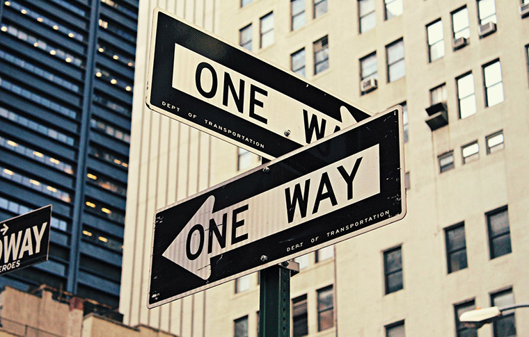 one way signs