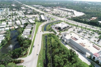 Aerial of south project limit (Intersection of Old 41 and US 41/Tamiami Trail)