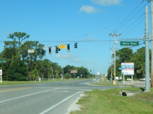 Nalle Road intersection with SR 78/Bayshore Road