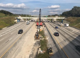 View of Project from Bell Vista Bridge - January 2026