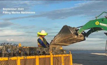 Sept 2023 Filling Marine Mattresses