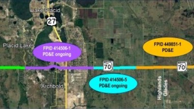 Adjacent SR 70 project segments