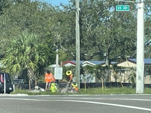 US 301 project workers at Whitfield and 301
