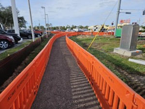 Pedestrian Walkways located on Fowler Street Northbound