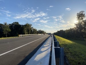 The new bridge opened to traffic on Friday, October 24, 2025
