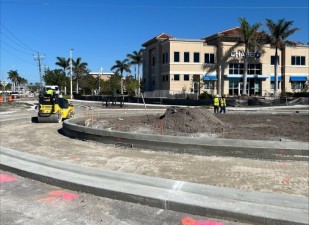 Construction of Roundabout taken on 3/14/25