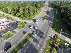 Pre-construction aerial photo at Lyle Parkway- October 2025