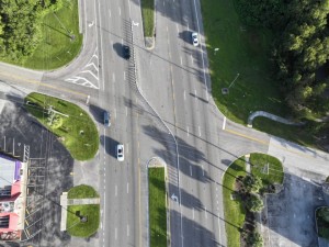 Pre-construction - Lyle Parkway Intersection Aerial - October 2025