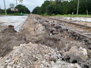 Track demo and concrete removal