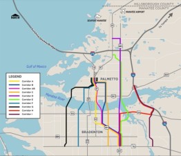 Bradenton-Palmetto Connector Corridor Map